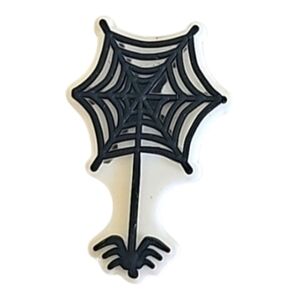 Spider Web Croc Charm